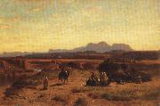 Samuel Colman Desert Encampment oil painting artist